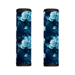Blue Rose Floral Flower Pattern Print Handle Covers