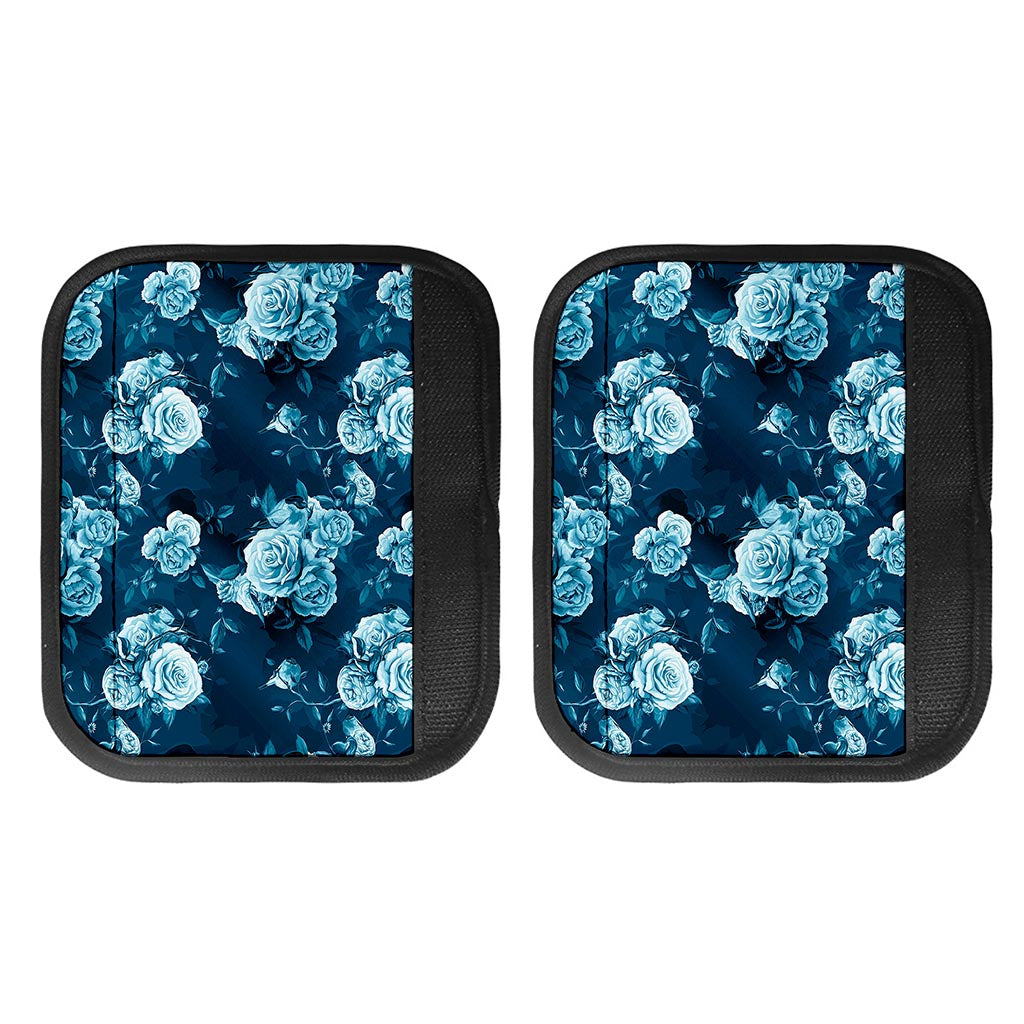 Blue Rose Floral Flower Pattern Print Handle Covers