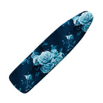 Blue Rose Floral Flower Pattern Print Ironing Board Cover