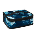 Blue Rose Floral Flower Pattern Print Small Lunch Bag