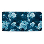 Blue Rose Floral Flower Pattern Print Towel