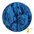 Blue Rose Print Basketball