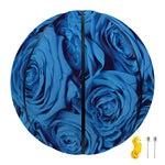 Blue Rose Print Basketball