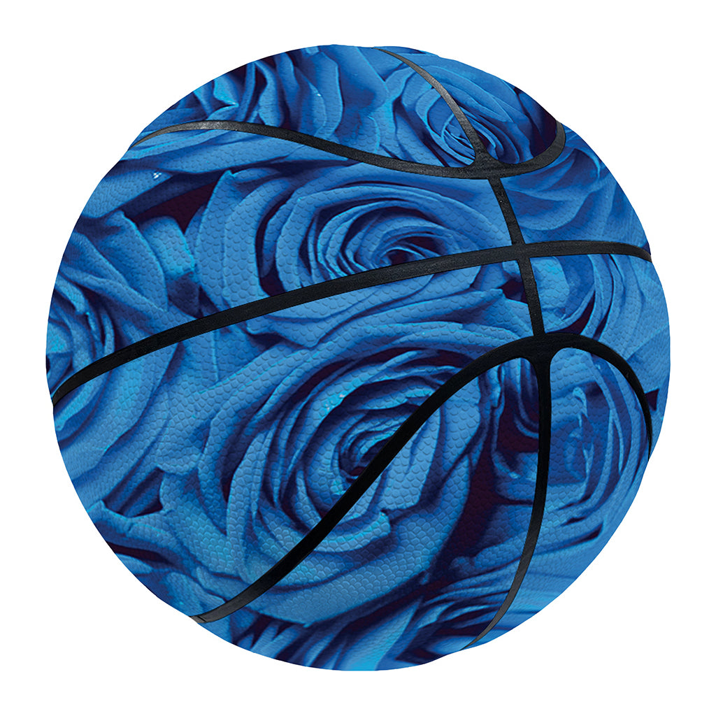 Blue Rose Print Basketball