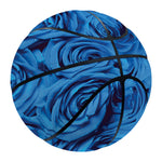 Blue Rose Print Basketball