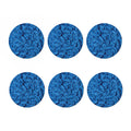 Blue Rose Print Coaster Set