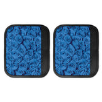 Blue Rose Print Handle Covers