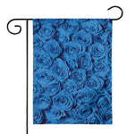 Blue Rose Print House Flag