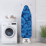 Blue Rose Print Ironing Board Cover