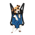 Blue Rose Print Pet Carrier Backpack