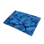 Blue Rose Print Pet Cooling Mat Cover