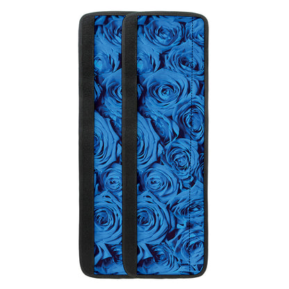 Blue Rose Print Refrigerator Handle Covers