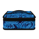 Blue Rose Print Small Lunch Bag
