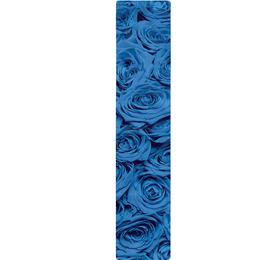 Blue Rose Print Table Runner