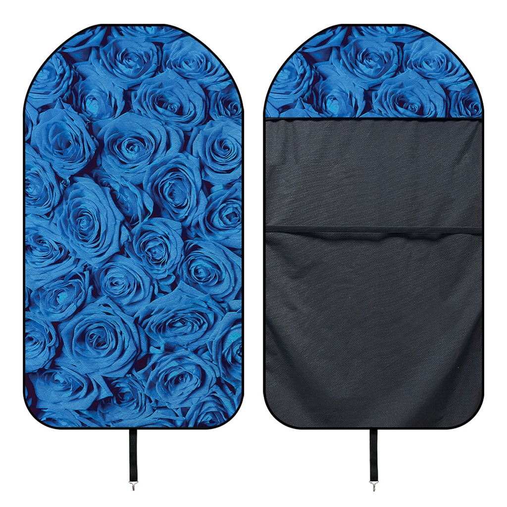 Blue Rose Print Waterproof Car Seat Cover