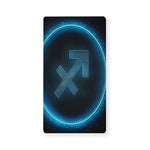 Blue Sagittarius Zodiac Sign Print Baby Crib Sheet