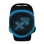 Blue Sagittarius Zodiac Sign Print Baby Seat Cover