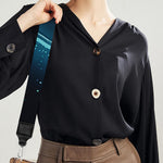 Blue Sagittarius Zodiac Sign Print Bag Strap