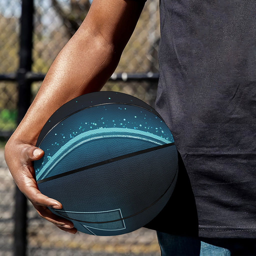 Blue Sagittarius Zodiac Sign Print Basketball