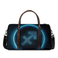 Blue Sagittarius Zodiac Sign Print Duffel Bag