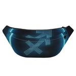 Blue Sagittarius Zodiac Sign Print Fanny Pack