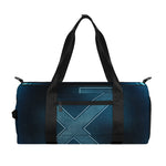 Blue Sagittarius Zodiac Sign Print Gym Bag