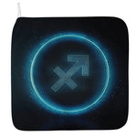 Blue Sagittarius Zodiac Sign Print Hand Towel