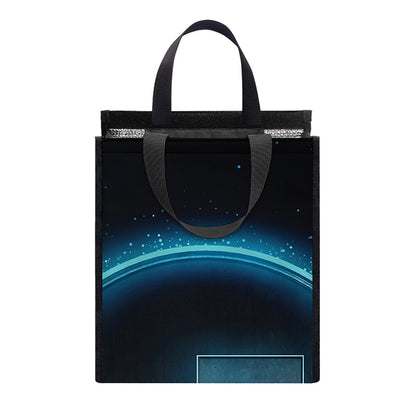 Blue Sagittarius Zodiac Sign Print Insulated Lunch Tote
