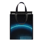 Blue Sagittarius Zodiac Sign Print Insulated Lunch Tote