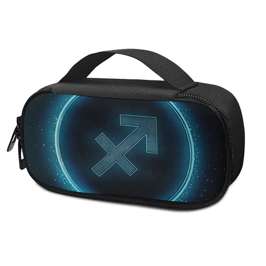 Blue Sagittarius Zodiac Sign Print Insulin Cooler Travel Case