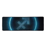 Blue Sagittarius Zodiac Sign Print Long Kitchen Mat