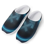 Blue Sagittarius Zodiac Sign Print Mesh Casual Shoes