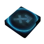 Blue Sagittarius Zodiac Sign Print Outdoor Seat Cushion Cover