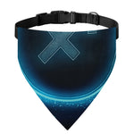 Blue Sagittarius Zodiac Sign Print Over The Collar Dog Bandana