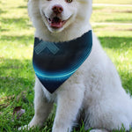 Blue Sagittarius Zodiac Sign Print Over The Collar Dog Bandana