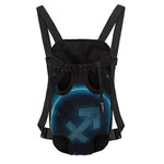 Blue Sagittarius Zodiac Sign Print Pet Carrier Backpack