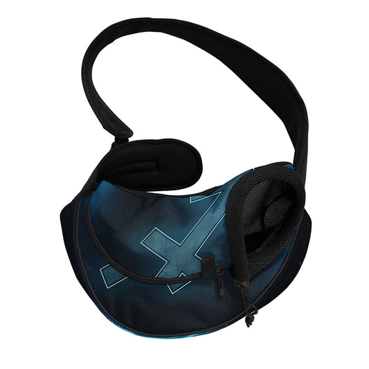 Blue Sagittarius Zodiac Sign Print Pet Sling Carrier