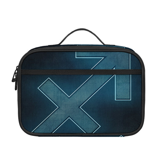 Blue Sagittarius Zodiac Sign Print Portable Lunch Bag