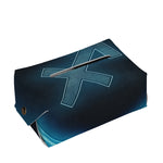 Blue Sagittarius Zodiac Sign Print Rectangle Tissue Box Cover