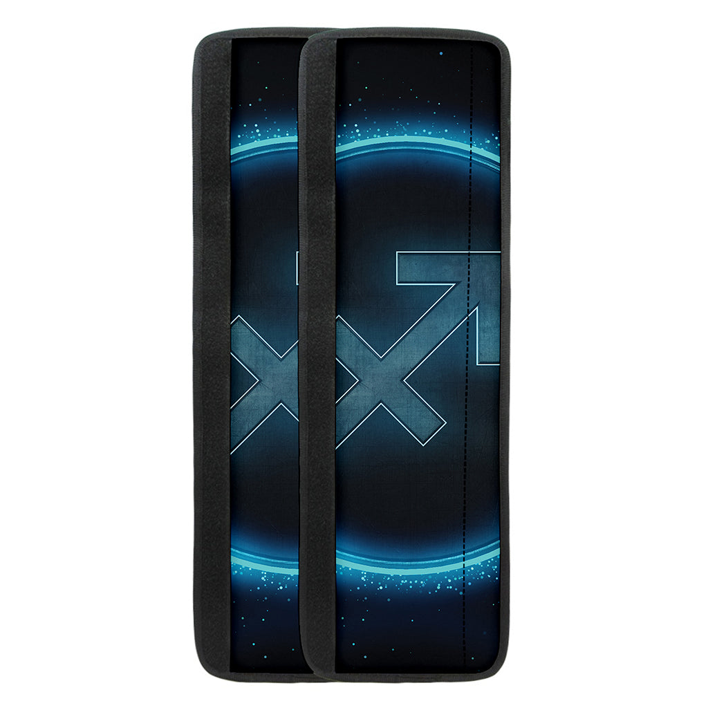 Blue Sagittarius Zodiac Sign Print Refrigerator Handle Covers