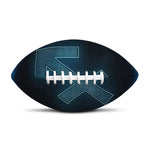 Blue Sagittarius Zodiac Sign Print Rugby Ball