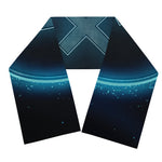 Blue Sagittarius Zodiac Sign Print Scarf