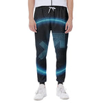 Blue Sagittarius Zodiac Sign Print Scuba Joggers