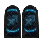 Blue Sagittarius Zodiac Sign Print Skillet Handle Cover