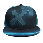 Blue Sagittarius Zodiac Sign Print Snapback Cap