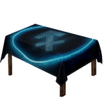 Blue Sagittarius Zodiac Sign Print Tablecloth