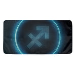 Blue Sagittarius Zodiac Sign Print Towel
