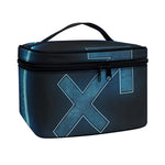 Blue Sagittarius Zodiac Sign Print Travel Makeup Bag