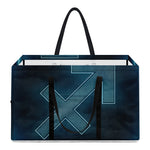 Blue Sagittarius Zodiac Sign Print Utility Tote Bag