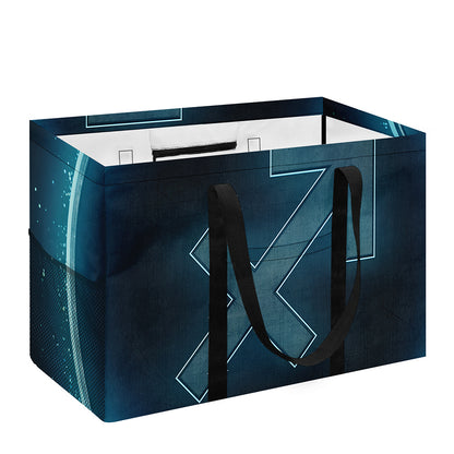 Blue Sagittarius Zodiac Sign Print Utility Tote Bag